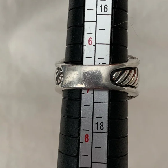 EUC - David Yurman Prasiolite and Diamond Ring - Picture 16 of 16